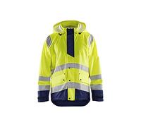 Blaklader 432320003389L Level 1 Rain Jacket, High Vis Yellow/Navy Blue, Size L