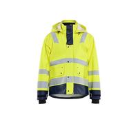Blaklader 432720053389M Level 3 Rain Jacket, High Vis Yellow/Navy, Size M