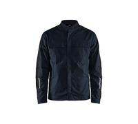BLÅKLÄDER Jacket 44441832 Cotton, Elastolefin, PL (Polyester) Dark Navy, Black Size L