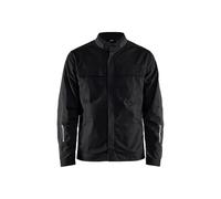 Blaklader 444183299984XL Stretch Industrial Jacket, Black/Dark Grey, Size 4XL