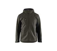 Blaklader 475325164599M Softshell Jacket with Hood Dark Olive Green Medium