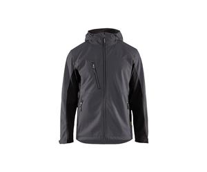 Blaklader 4753251696994XL Softshell Jacket, Medium Grey/Black, 4XL