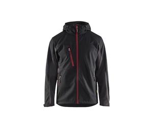 Blaklader 4753251699564XL Softshell Jacket, Black/Red, Size 4XL