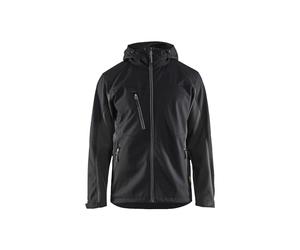 Blaklader 4753251699984XL Softshell Jacket with Hood Black/Dark Grey, Size 4XL