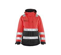 Blaklader 487219875599XL Women's Winter Jacket, High Vis Red/Black, Size XL