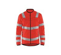 Blaklader 49411010 High Viscose Microfibre Jacket Red High Visor, Size XL
