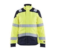 Blaklader 496915123389M Inherent Women's Multinorm Jacket, High Vis Yellow/Navy, Size M