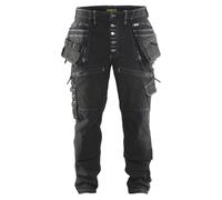 Blaklader Cordura Denim Stretch Work Trousers Jeans Knee & Holster Pockets- 1999