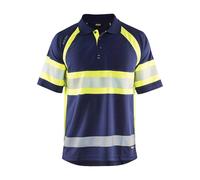 BLÅKLÄDER Hi Vis UV polo shirt Men 4XL Navy blue/Yellow