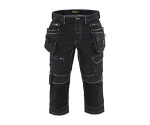 Blaklader Pirate Short Stretch X1900 with Cordura Denim, Marine Blue/Black, Size C60/54