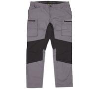 BLÅKLÄDER Trousers 14591845 Cotton, PL (Polyester) Mid Grey, Black Size 37S