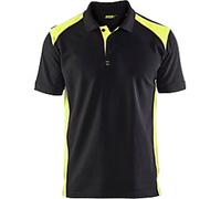 BLAKLADER T-shirt 33241050 Cotton, PL (Polyester) Black, Yellow Size XXL