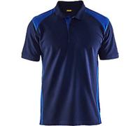 BLAKLADER T-shirt 33241050 Cotton, PL (Polyester) Navy Blue, Cornflower Blue Size 4XL