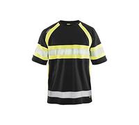 BLÅKLÄDER T-shirt 33371051 PL (Polyester) Black, Yellow Size XL