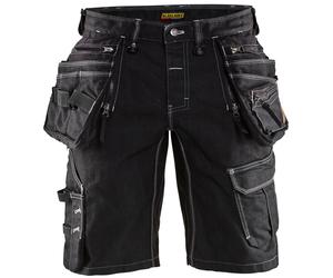 BLAKLADER X1900 CRAFTSMAN STRETCH MULTIPOCKET CORDURA DENIM WORK SHORTS 19921141
