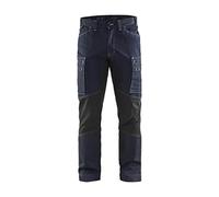 BLÅKLÄDER Trousers 14591142 Cottone, PA (Polyamide) Navy Blue, Black Size 30S