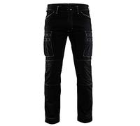 BLÅKLÄDER Trousers 14591142 Cottone, PA (Polyamide) Black Size 47S