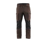 Blakläder 145918457899C62 Service Trousers Stretch, Brown/Black, C62