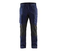 Blakläder 145918458999C58 Size C58 "Stretch" Service Trousers - Navy Blue/Black