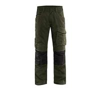 Blakläder 149513304599C54 Service Trousers, Olive Green/Black, C54