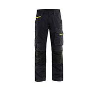 Blakläder 149513309933C156 Service Trousers, Black/Yellow, C156