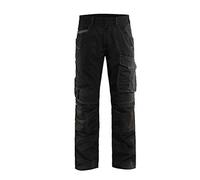 Blakläder 149513309998D124 Service Trousers Size D124 in Black/Dark Grey, D12