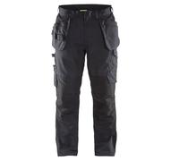 Blakläder 149613309998D120 Service Trousers with Nail Pocket, Black/Dark Grey, D120