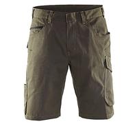 Blakläder 149913304599C56 Service Shorts, Olive Green/Black, Size C54