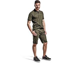 Blakläder 149913304599C58 Service Shorts, Olive Green/Black, Size C60
