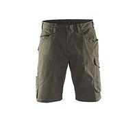 Blakläder 149913304599C60 Service Shorts, Olive Green/Black, Size C60