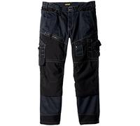 Blakläder 150011408999C152 Size C152 Craftsman Trousers - Navy Blue/Black