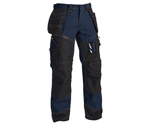 Blakläder 150013708899C146 Size C146 "X1500" Craftsman Trousers - Navy Blue/Black