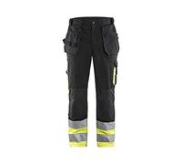 Blakläder 152918609933C62 Size C62 Cl.1 "High Vis" Trousers - Black/Yellow