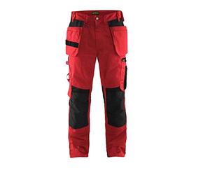 Blakläder 155518605699C50 Craftsman Trousers, Red/Black, Size C50