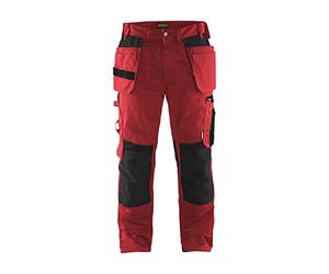 Blakläder 155518605699C52 Craftsman Trousers, Red/Black, C52