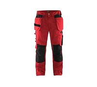 Blakläder 155518605699C62 Craftsman Trousers, Red/Black, C62
