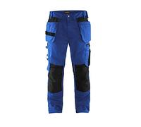 Blakläder 155518608599C148 Craftsman Trousers, Cornflower Blue/Black, C148