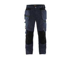 Blakläder 155518608699C54 Craftsman Trousers, Navy Blue/Black, C54
