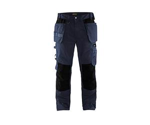 Blakläder 155518608699C58 Craftsman Trousers, Navy Blue/Black, C58