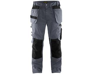 Blakläder 155518609499C154 Craftsman Trousers, grey/black, C154