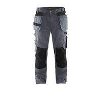 BLÅKLÄDER Trousers 15551860 Cotton, PL (Polyester) Grey, Black Size 44R