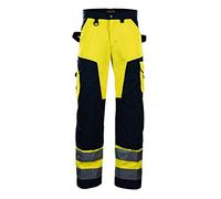 BLÅKLÄDER Trousers 15661811 Cotton, PL (Polyester) Yellow, Black Size 49S