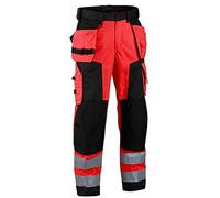 Blakläder 156725175599D112 Size D112 Cl.2 "Winter" Softshell Trousers - Red/Black