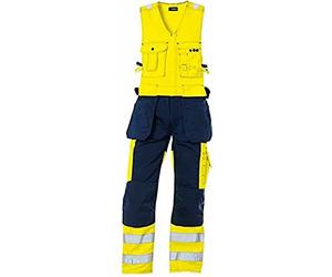 Blakläder 265318043389C50 Size C50 "High Vis" Overall - Yellow/Navy Blue