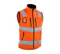 Blakläder 304925175300L Size Large "Hi-vis" Softshell Vest - Orange