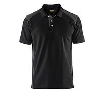 Blakläder 332410509998X-Large Polo Shirt, Black/Dark Grey, X-Large