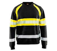 BLÅKLÄDER Sweater 33591158 Cotton Black, Yellow Size XL