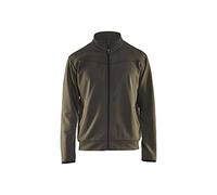 Blakläder 3362252645994XL Sweatshirt Size with Full-Zip in Olive Green/Black, 4Xl