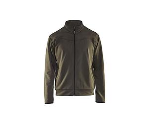 Blakläder 3362252645994XL Sweatshirt Size with Full-Zip in Olive Green/Black, 4Xl