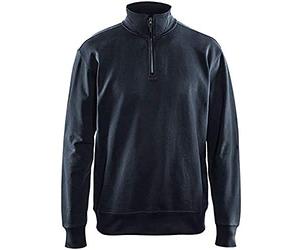 Blakläder 336911588600XX-Large Sweatshirt Size with Half-Zip in Dark Navy Blue, XX-Large